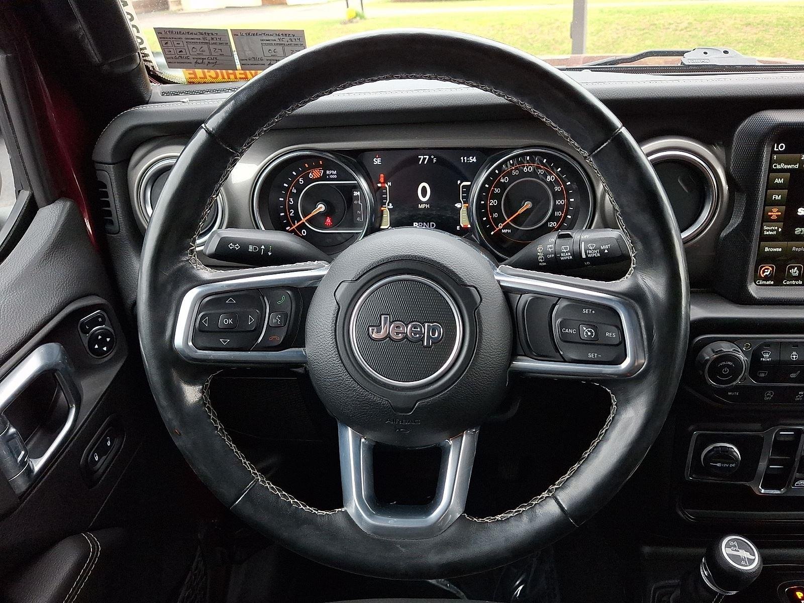 Used 2021 Snazzberry Pearlcoat Jeep Unlimited Sahara image 21