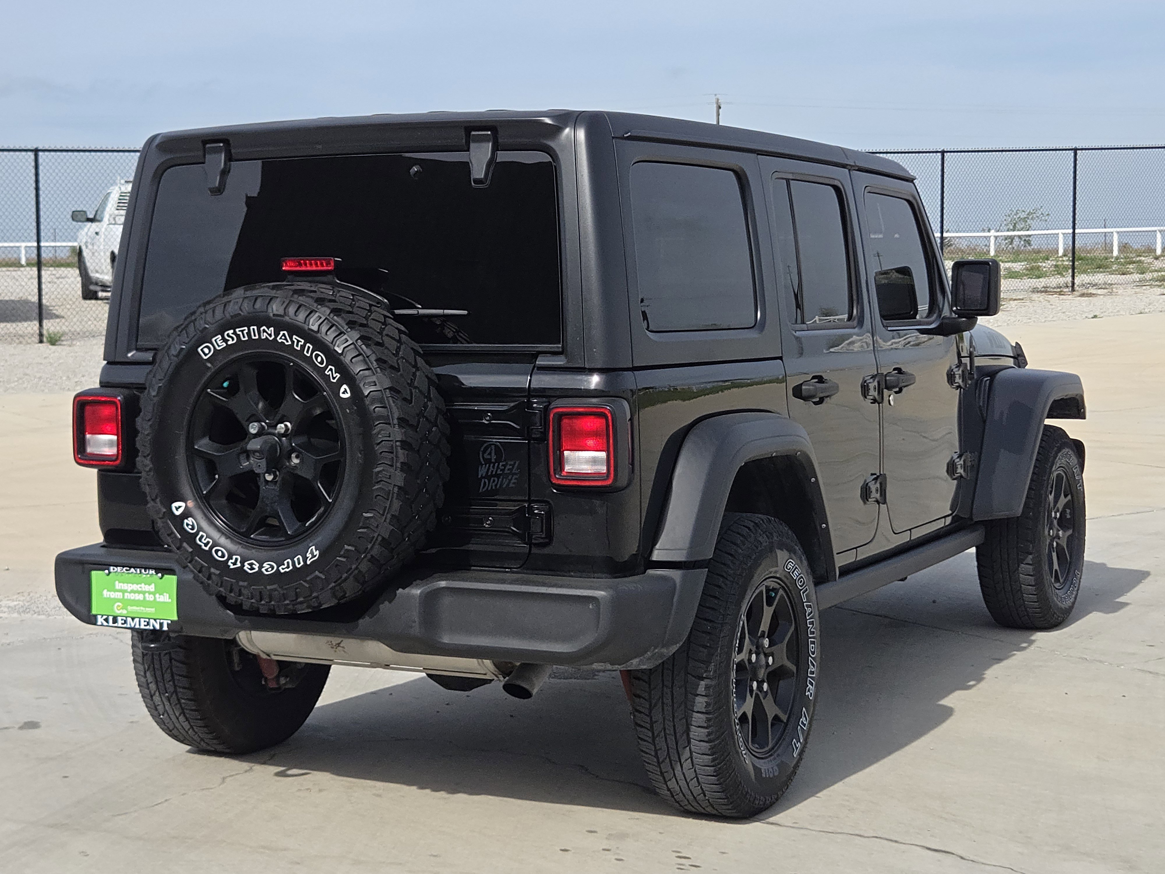 Used 2022 Black Clearcoat Jeep Unlimited Willys image 8
