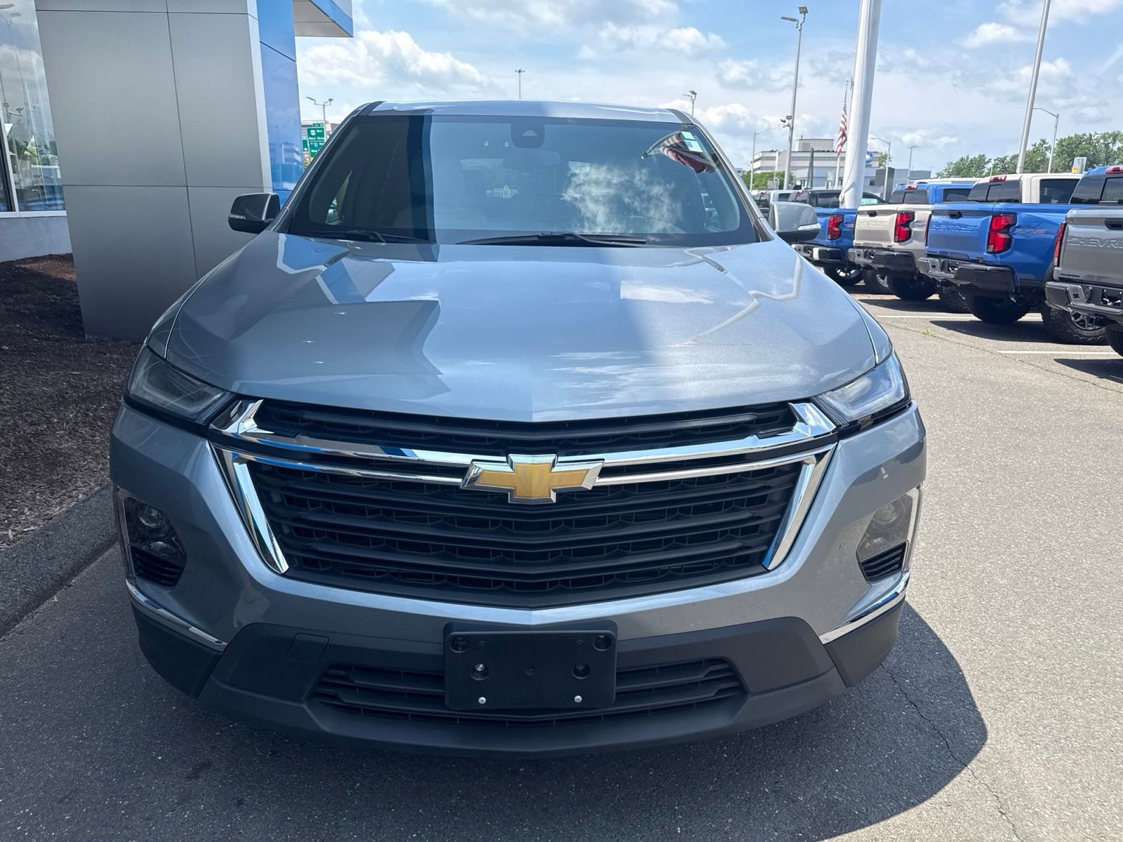 Used 2023 Sterling Gray Metallic Chevrolet LS image 3