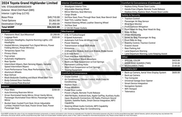 Certified Used 2024 Beige Toyota Limited image 36