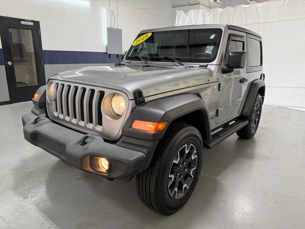 Used 2018 Silver Jeep Sport S image 35