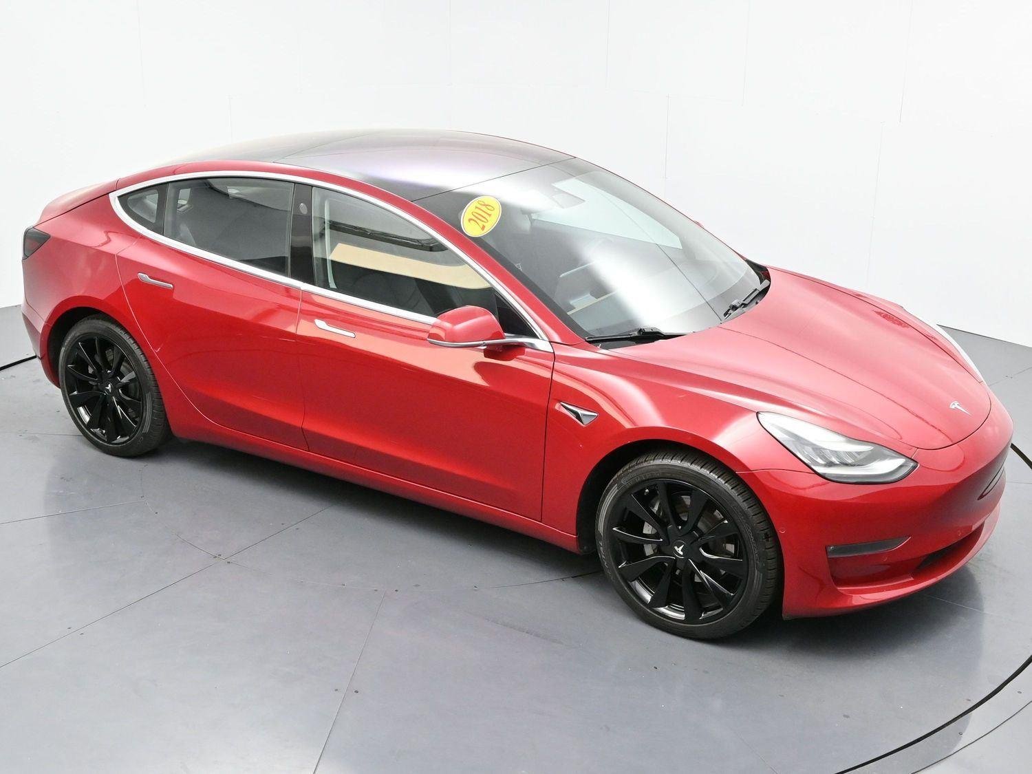 Used 2018 Red Multi-Coat Tesla Long Range Battery image 32