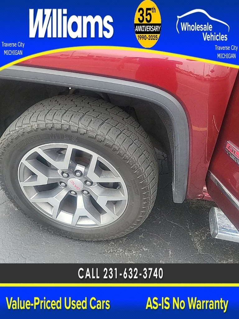 Used 2016 Crimson Red Tintcoat GMC SLT image 9