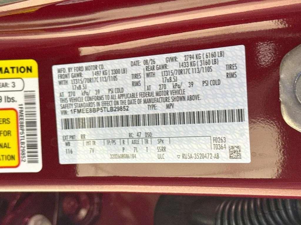 New 2026 Ruby Red Metallic Tinted Clearcoat Ford Outer Banks® image 31