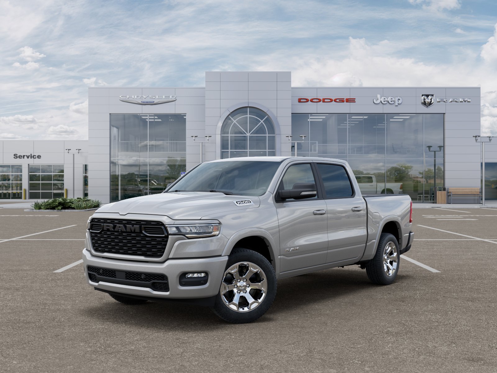 New 2026 Silver Zynith Exterior Paint RAM Big Horn image 35
