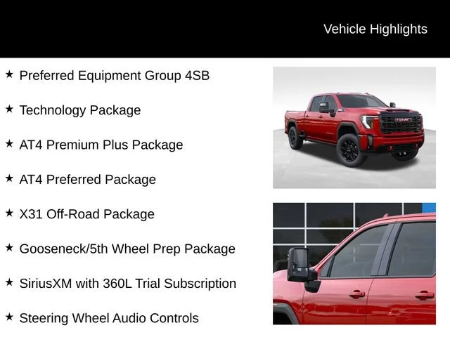 New 2026 Volcanic Red Tintcoat GMC AT4 image 8