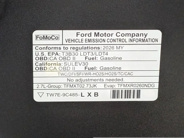 New 2026 Carbonized Gray Metallic Ford STX® image 56