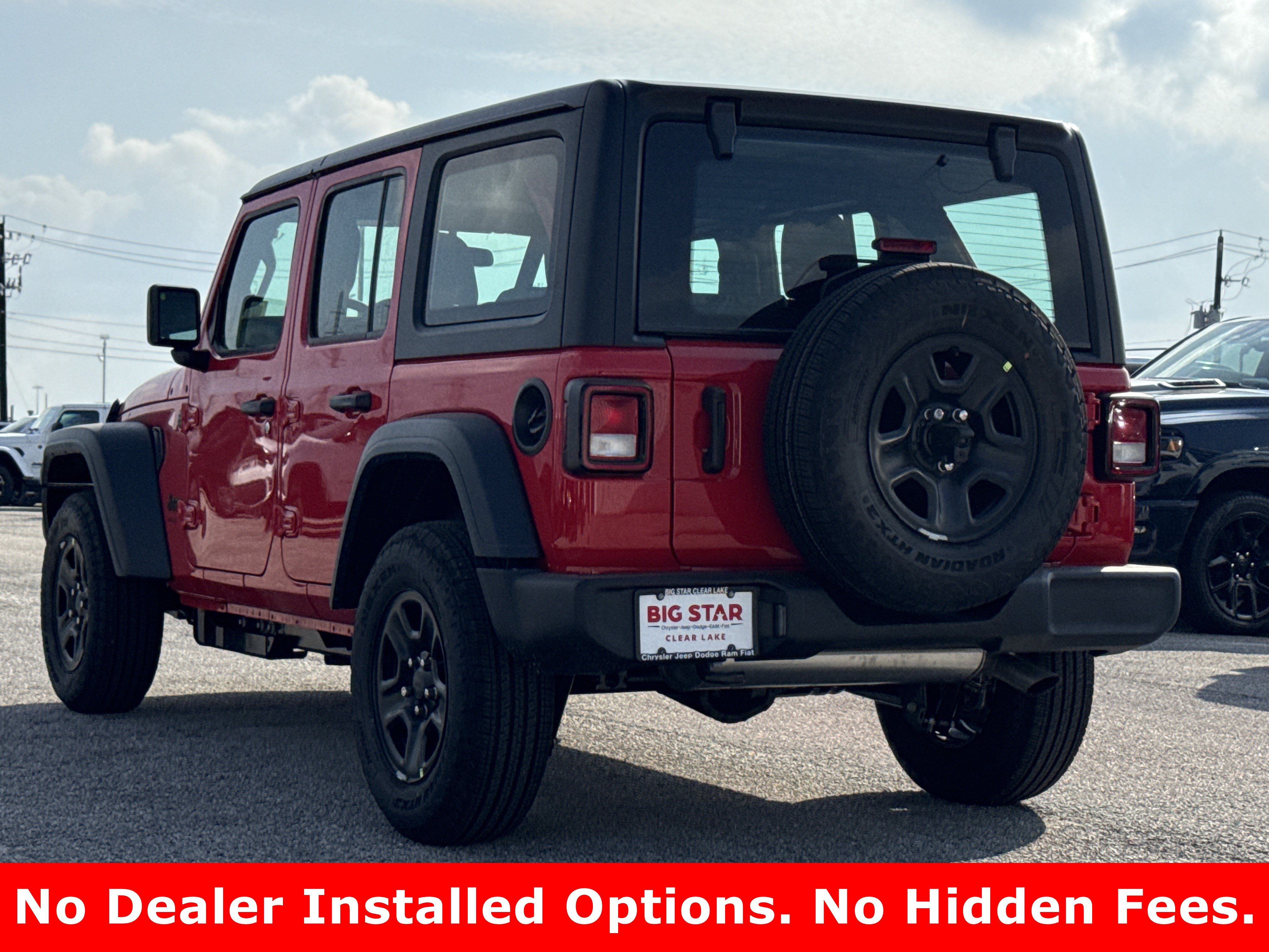 New 2026 Firecracker Red Clear-Coat Exterior Paint Jeep Sport image 8