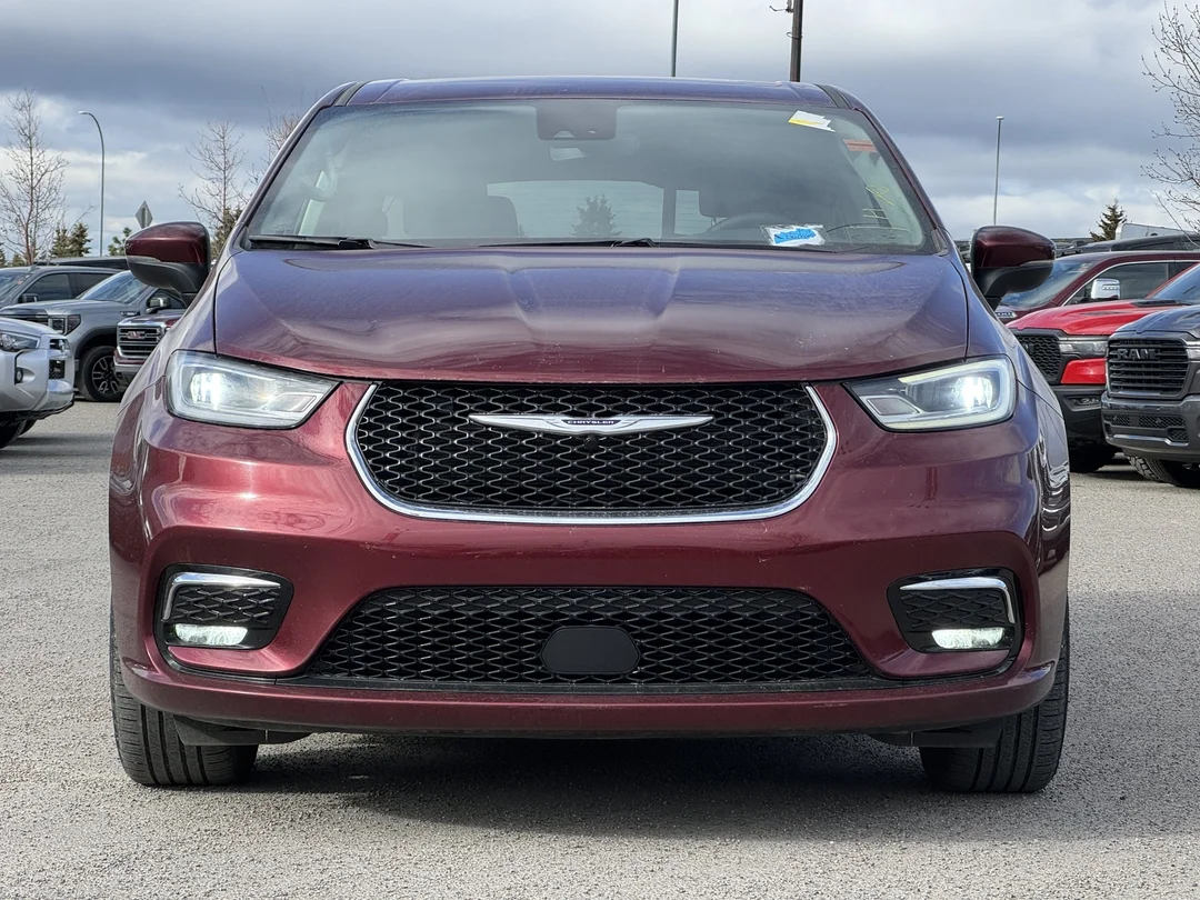 Certified Used 2023 Red Chrysler Touring L - - AWD - Stow n Go Seating - Power Doors & Liftgate - 10.1 Uconnect 5 & More! image 3