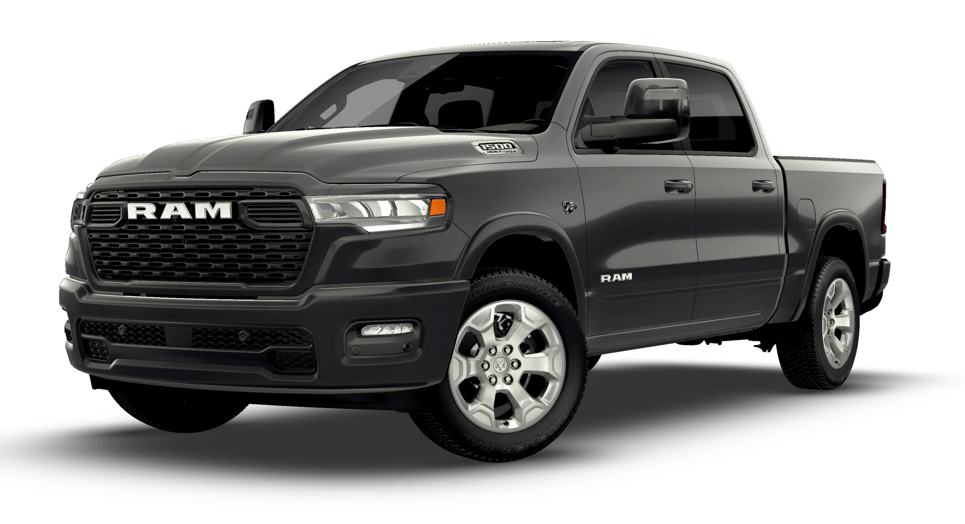 New 2026 Granite Crystal Metallic Clear-Coat Exterior Paint RAM Big Horn HEMI image 13