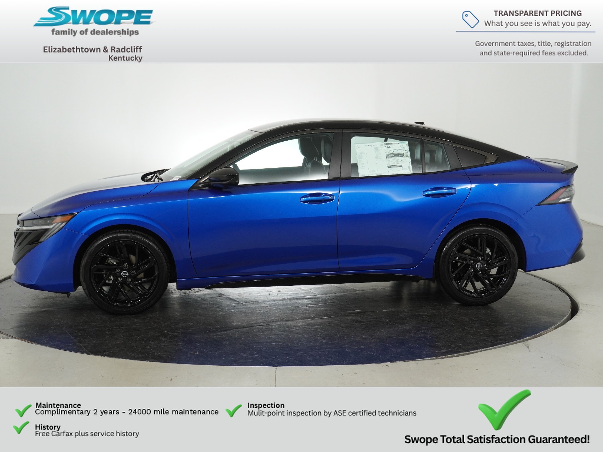 New 2027 Bluestone Pearl / Super Black Two-tone Nissan SR Midnight Edition image 7