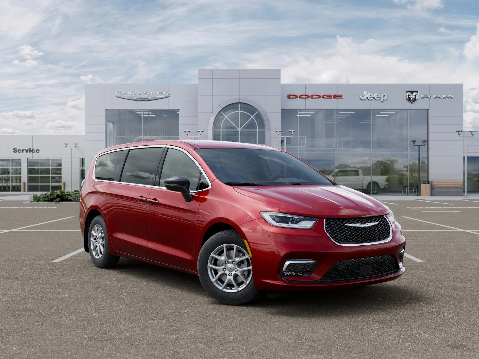 New 2025 Red Hot Pearl-Coat Exterior Paint Chrysler Select image 38