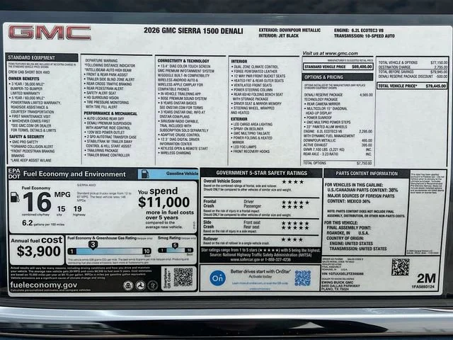 Used 2026 DOWNPOUR METALLIC GMC Denali image 21