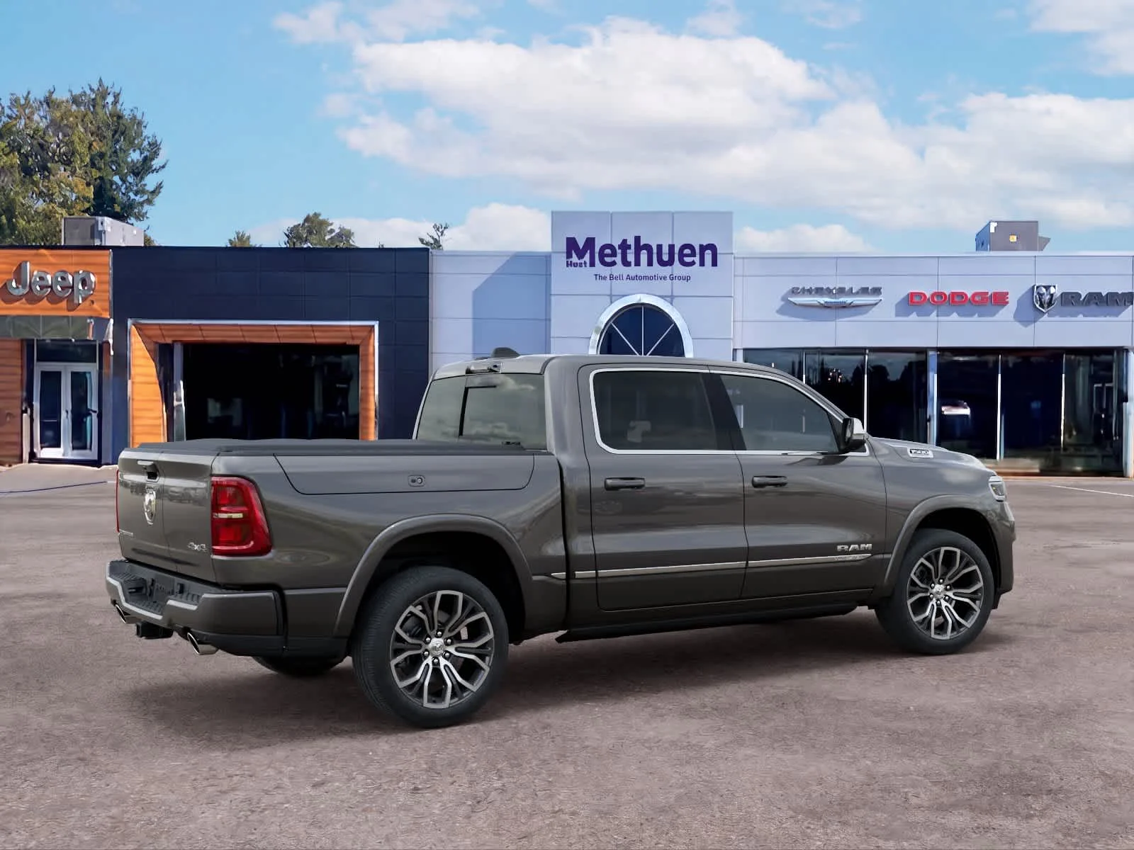 New 2027 Granite Crystal Metallic Clearcoat Ram Tungsten image 4