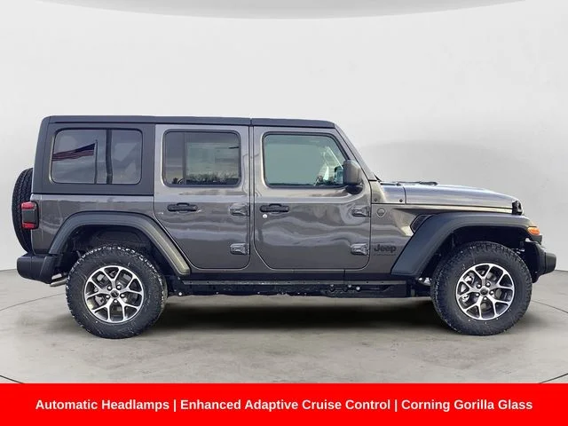 New 2026 Granite Crystal Metallic Clearcoat Jeep 4-DOOR SPORT S image 7