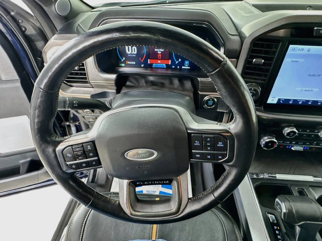 Used 2022 Blue Metallic Ford Platinum image 13