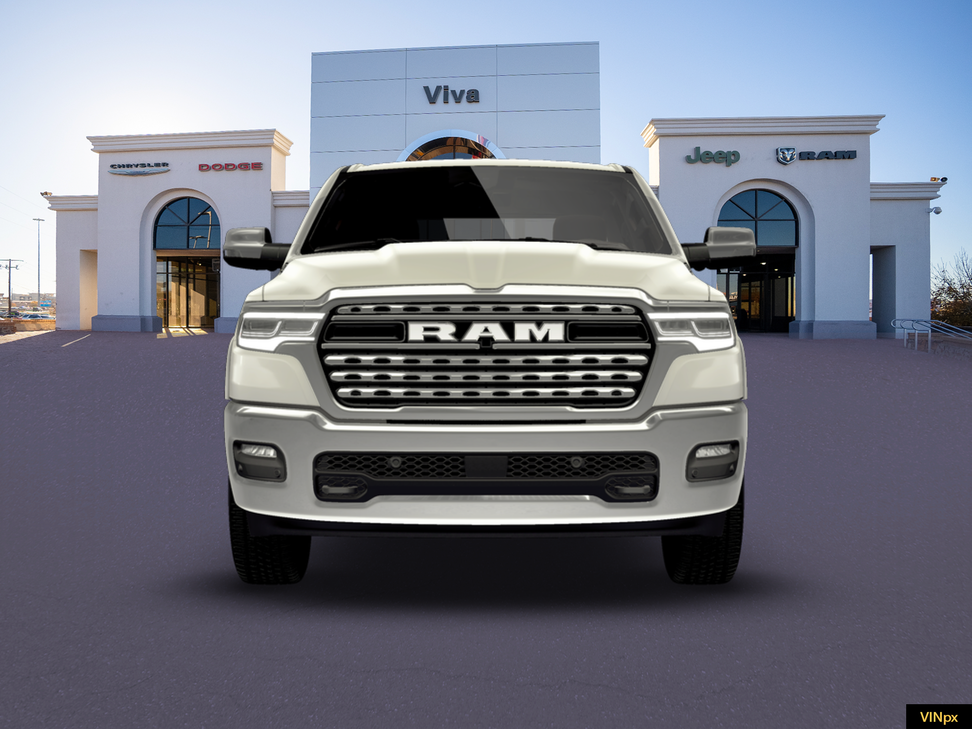 New 2026 Ivory White Tri-Coat Pearlcoat RAM Limited image 12