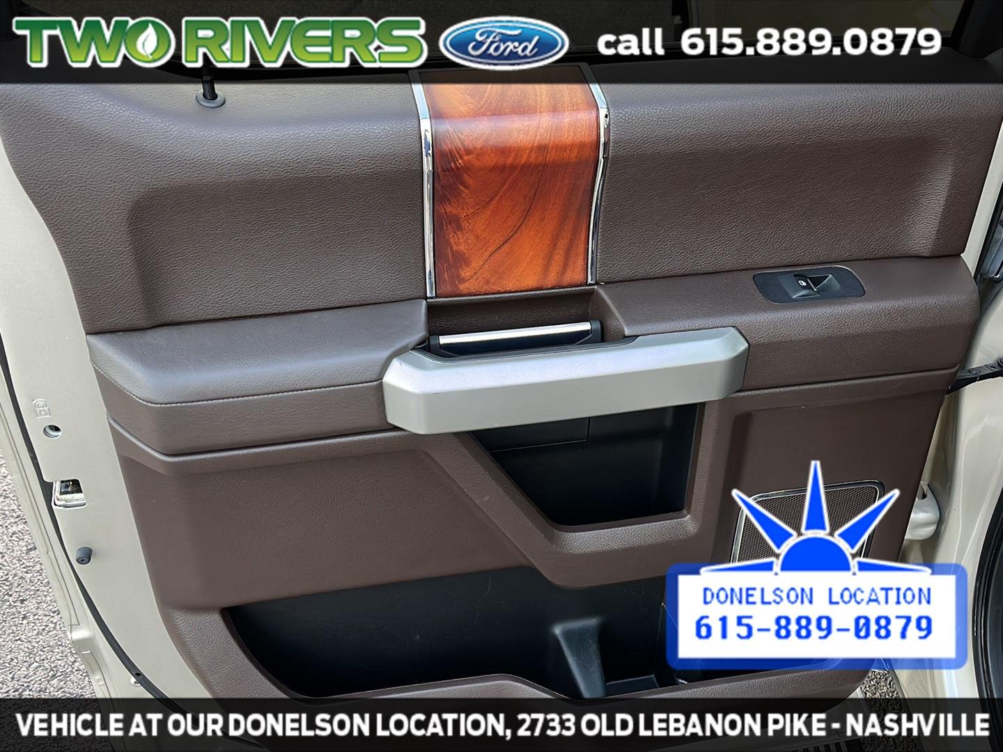 Used 2018 White Gold/Stone Gray Ford King Ranch image 37