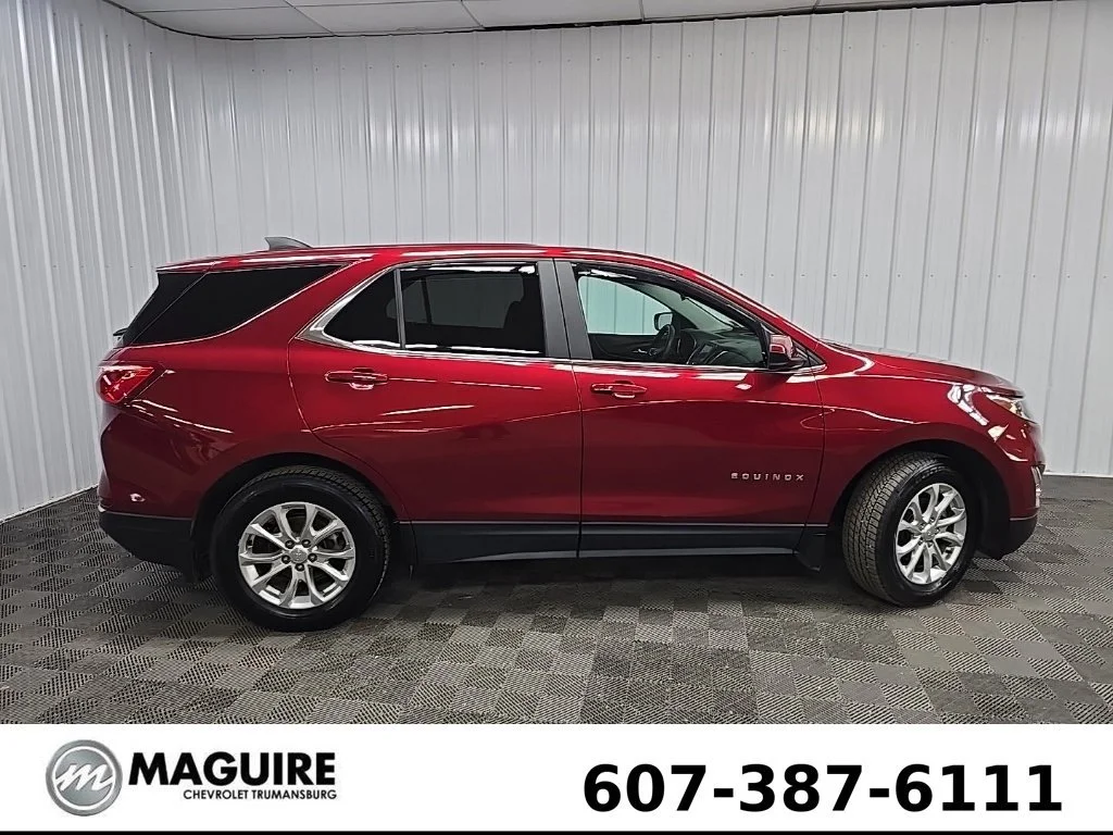 Used 2021 Chevrolet Equinox LT with VIN 2GNAXUEV4M6100568 for sale in Trumansburg, NY