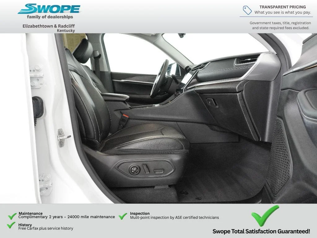 Certified Used 2023 Bright White Clearcoat Jeep Limited image 10