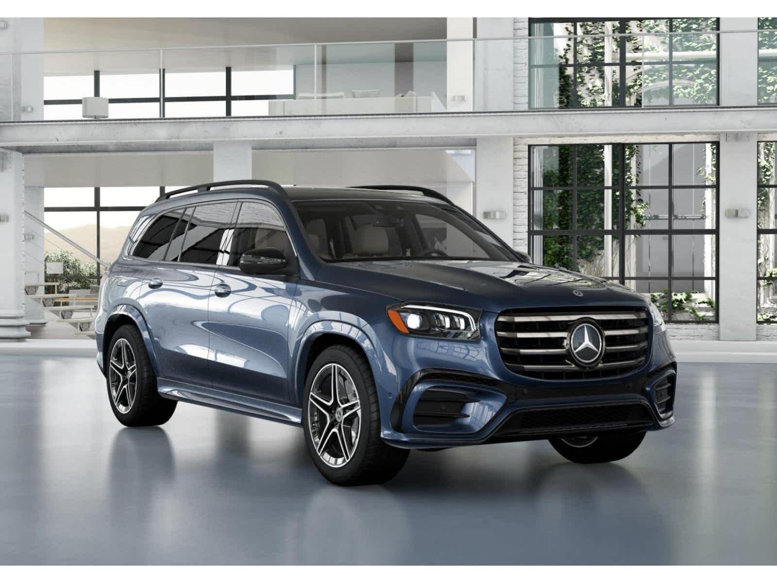 Nuevo Mercedes-Benz GLS 450 azul metalizado crepuscular 2026, imagen 50