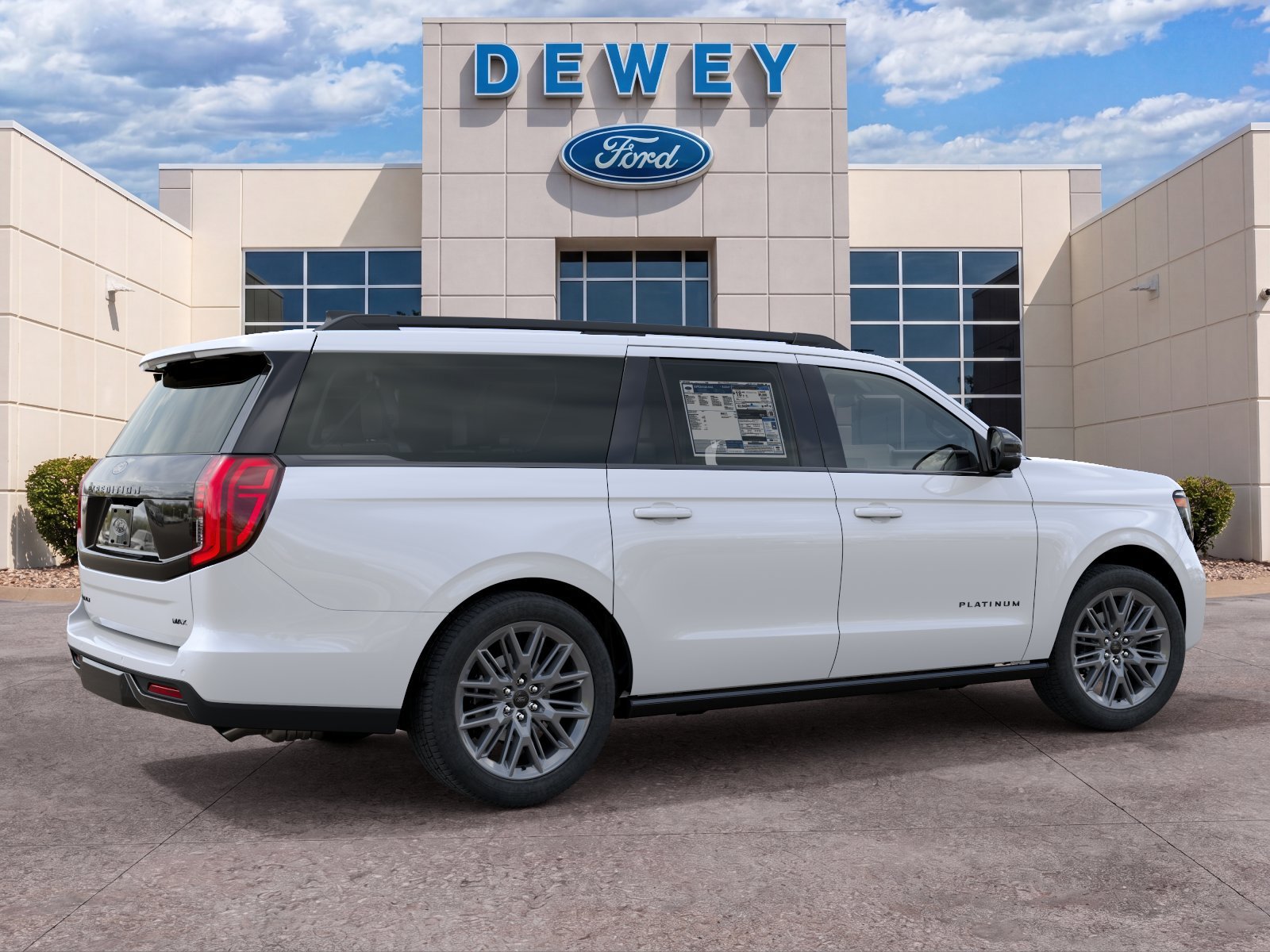 New 2027 Star White Metallic Tri-Coat Ford Platinum image 6