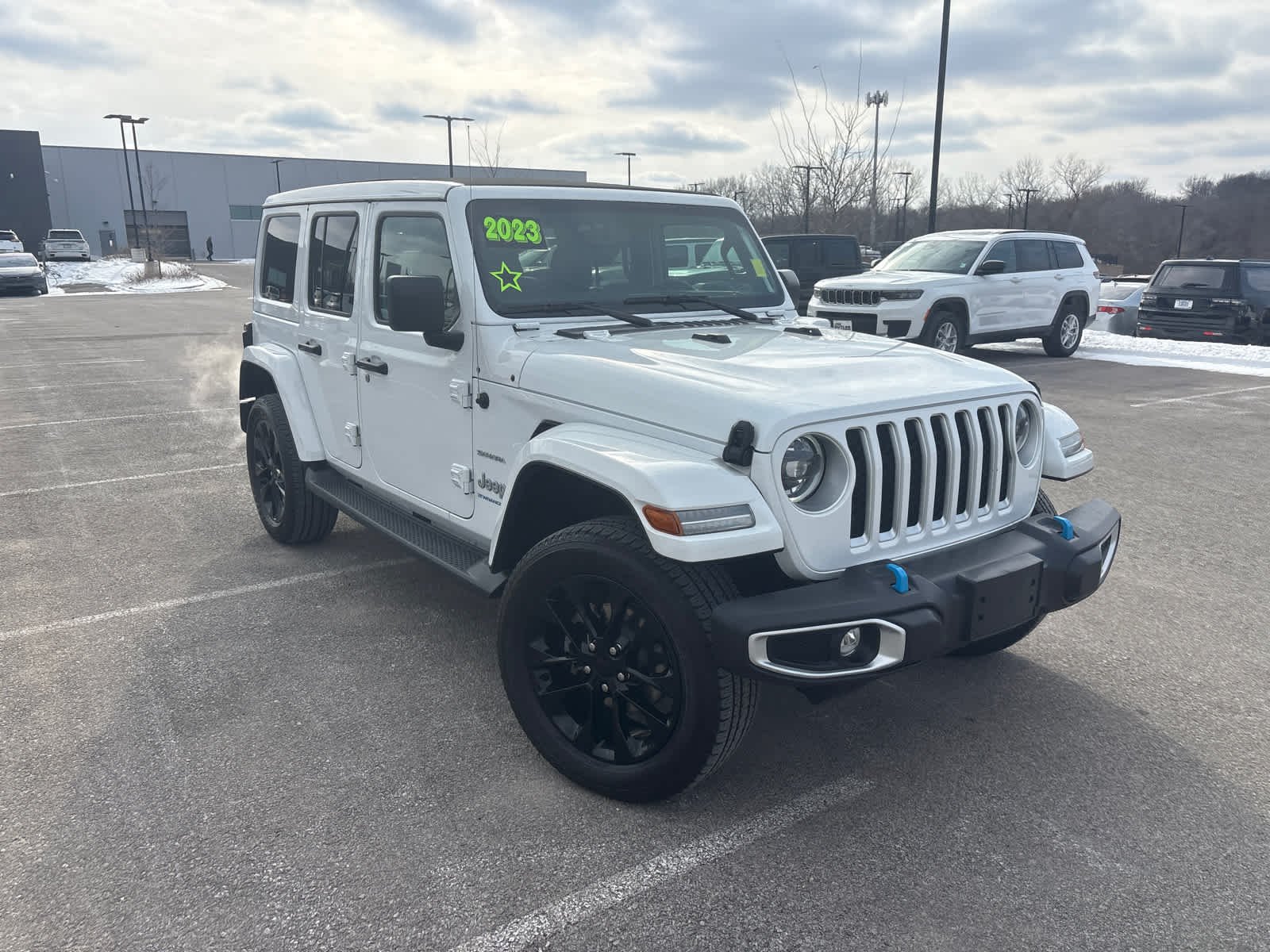 Used 2023 Jeep Wrangler 4xe Sahara 4XE with VIN 1C4JJXP61PW512944 for sale in Kansas City
