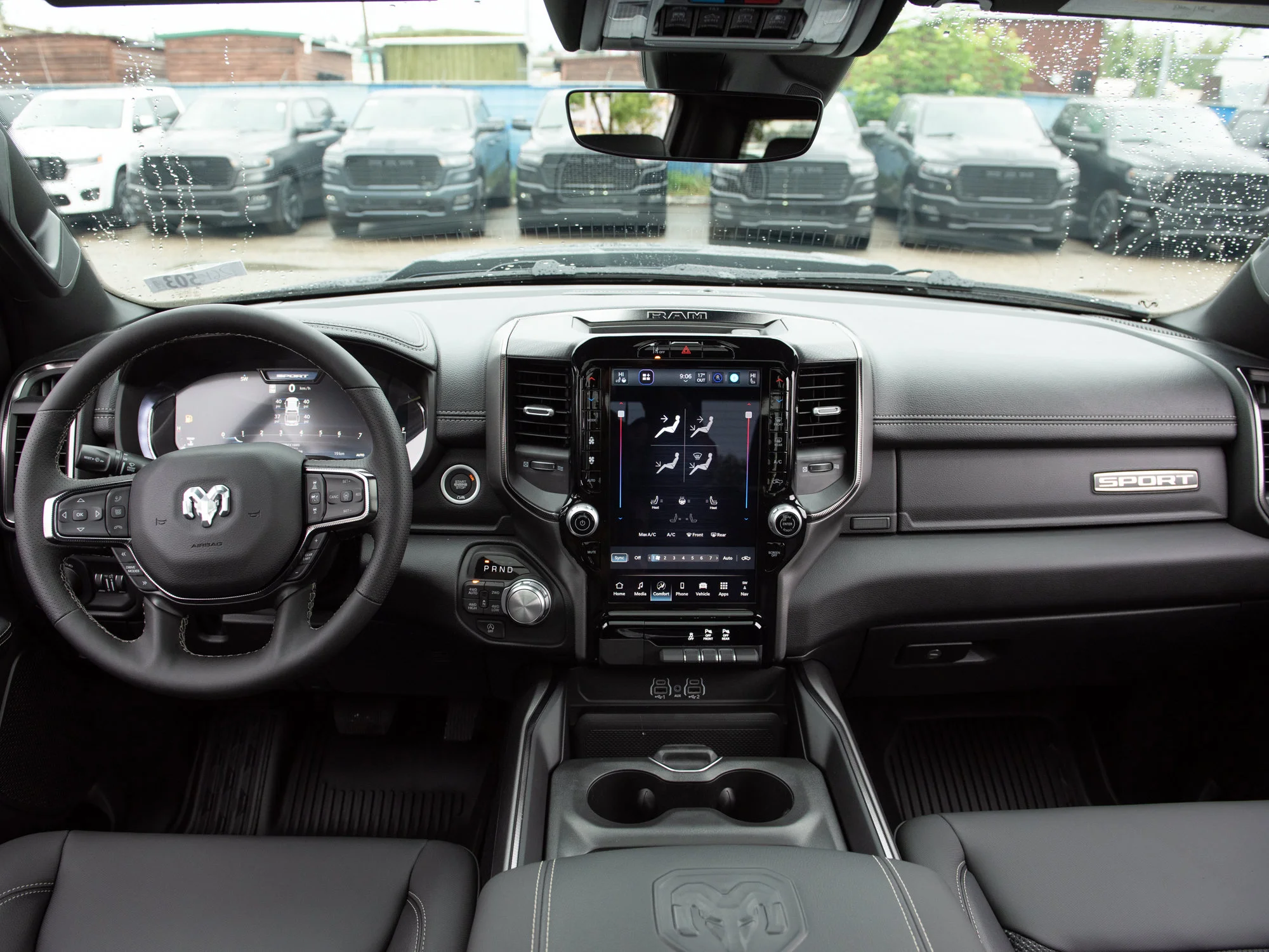New 2026 Blue RAM Sport* Crew Cab 4x4, HEMI V8, 3.92 Rear Axle Ratio, Panoramic Sunroof image 14