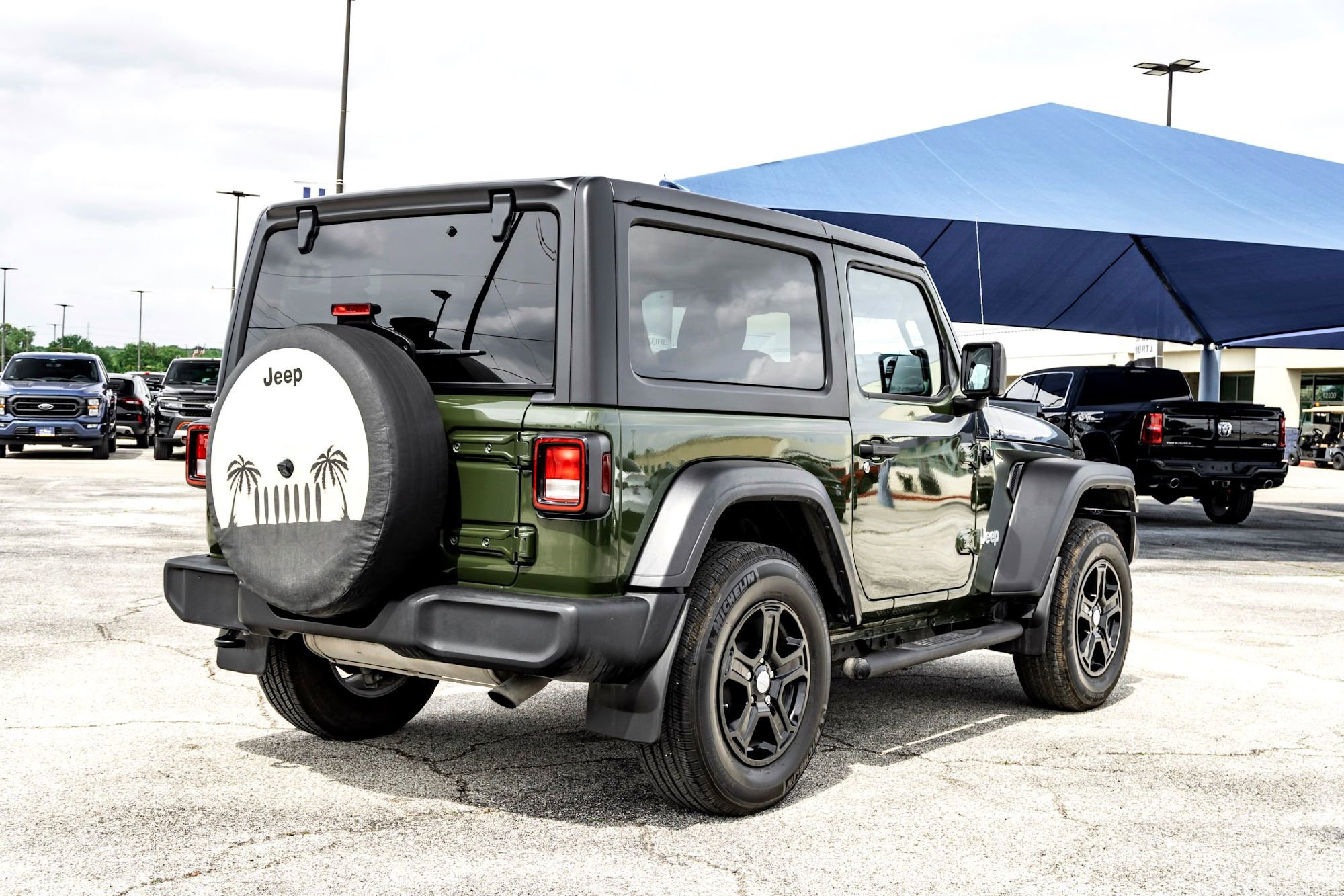Certified Used 2021 Sarge Green Clearcoat Jeep Sport S image 5