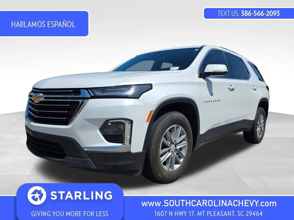 Used 2023 Iridescent Pearl Tricoat Chevrolet LT Leather image 1