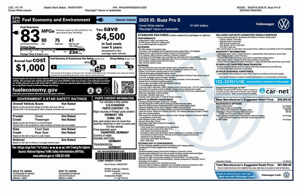 2025 Volkswagen ID. Buzz PRO S - Photo 8
