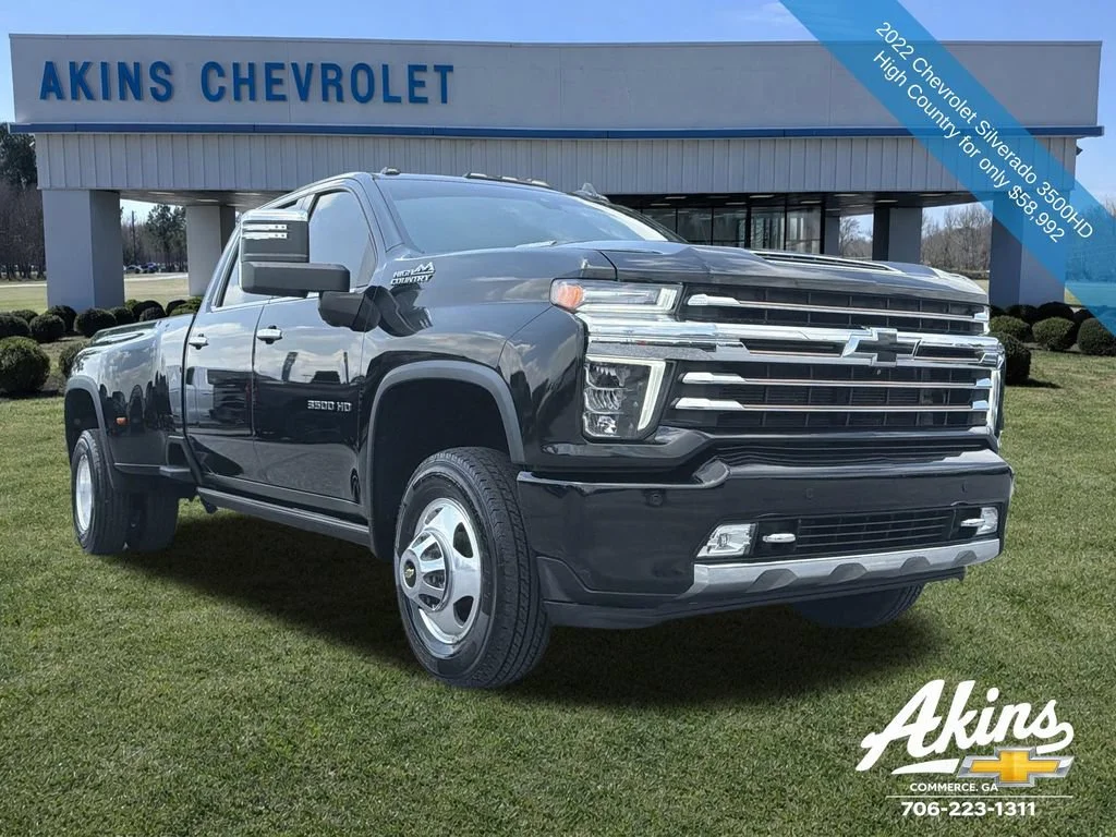 Used 2022 Black Chevrolet High Country DRW image 9