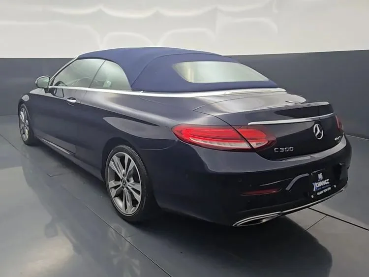 Used 2019 Blue Mercedes-Benz C 300 4MATIC® Cabriolet 2D image 20