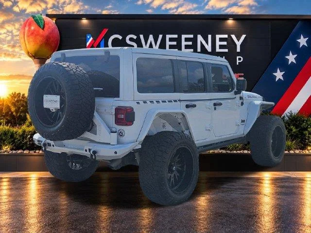 Used 2021 Bright White Clearcoat Jeep Unlimited Rubicon image 5
