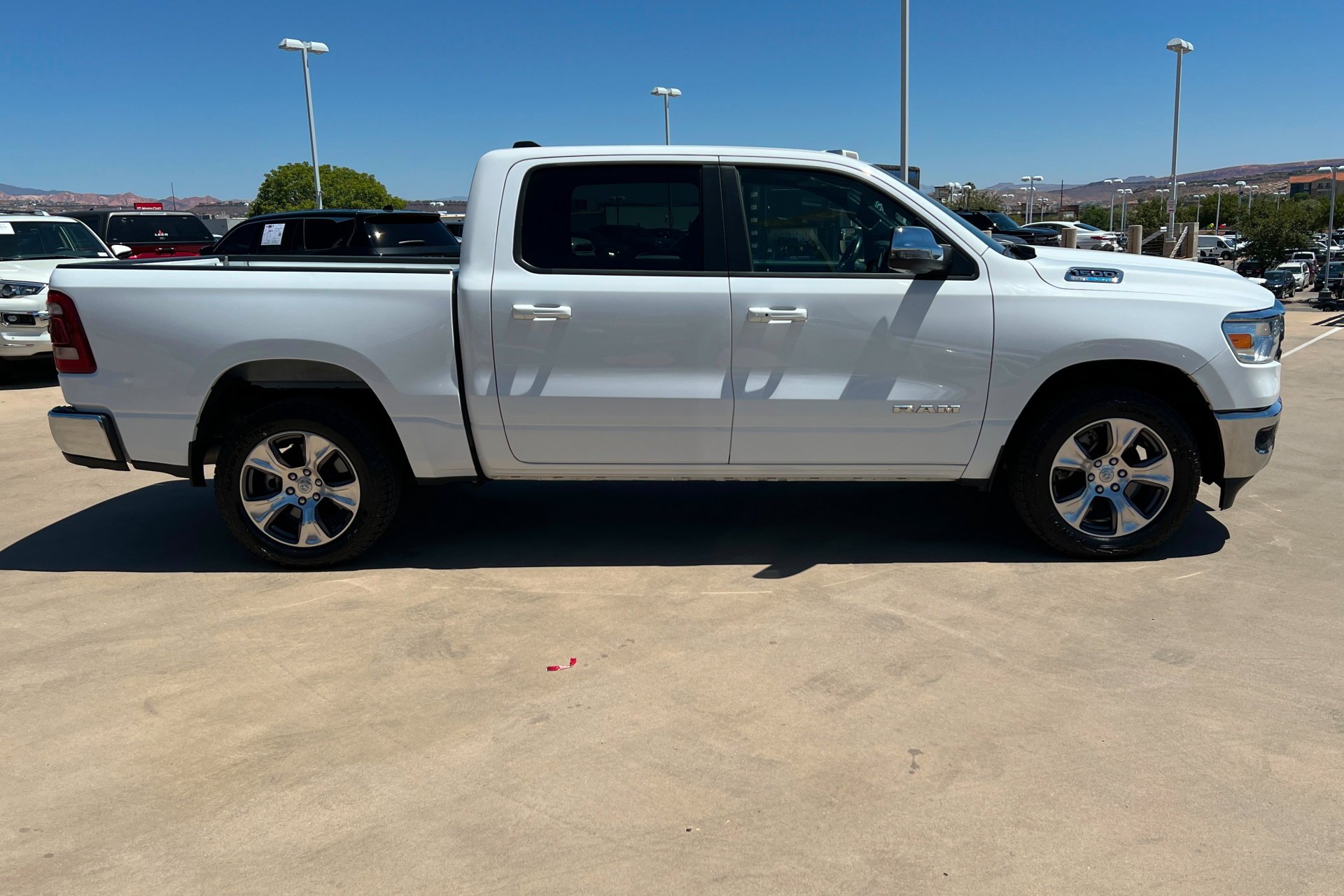 Used 2024 Bright White Clearcoat Ram Laramie image 7
