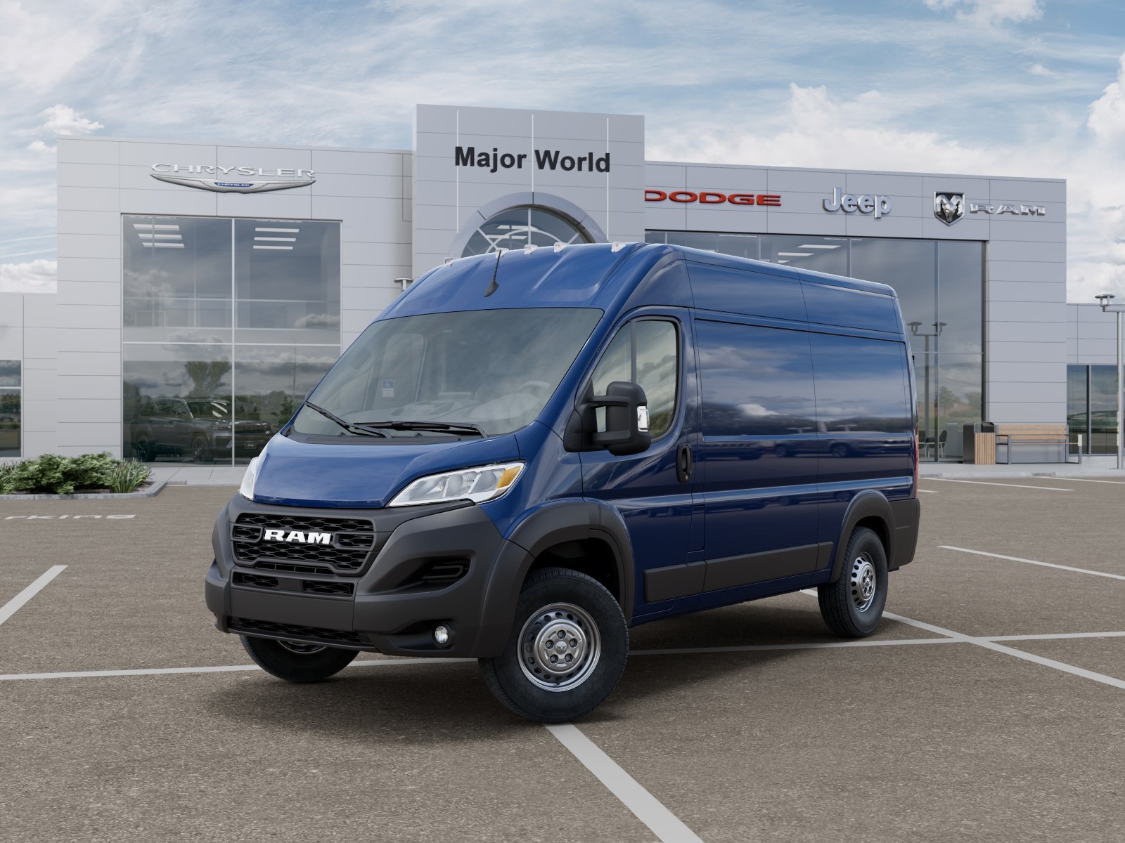 New 2025 Patriot Blue Pearlcoat RAM TRADESMAN image 1