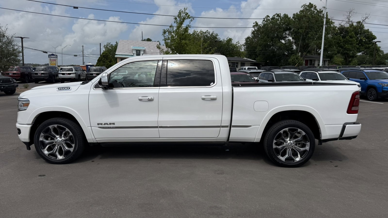 Certified Used 2024 Ivory White Tri-Coat Pearlcoat Ram Limited image 8