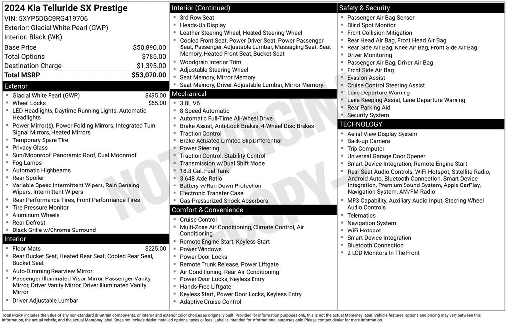 Certified Used 2024 White Kia SX-Prestige image 11