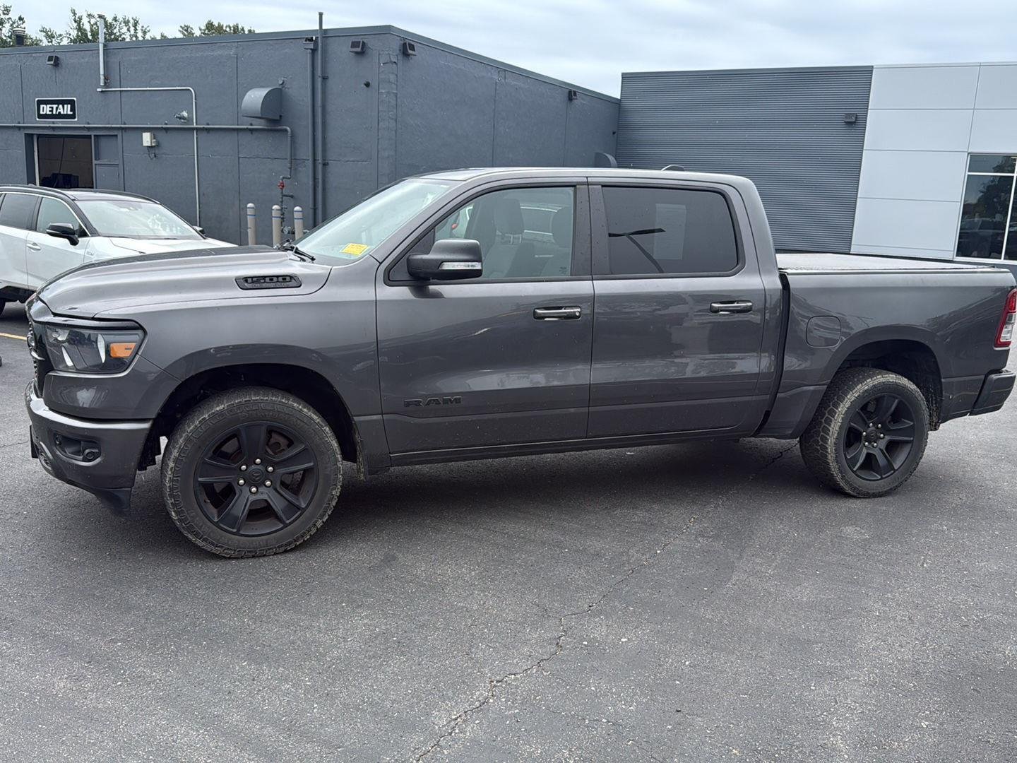 Used 2022 Granite Crystal Metallic Clearcoat Ram Big Horn image 3