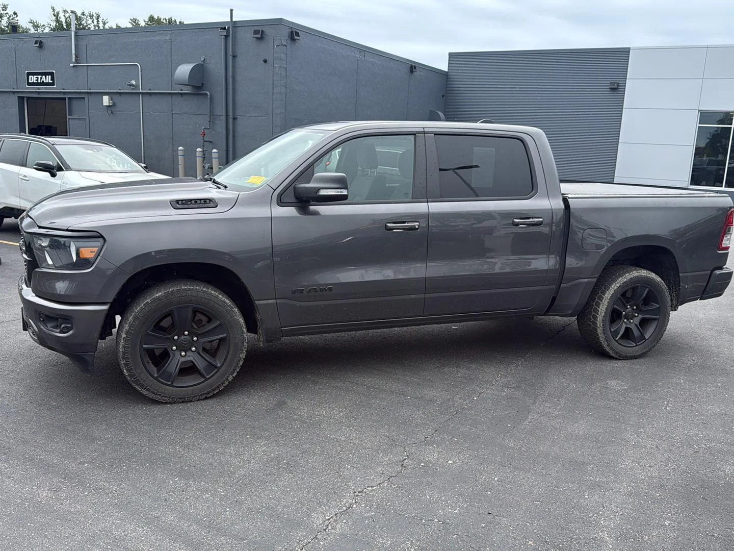 Used 2022 Granite Crystal Metallic Clearcoat Ram Big Horn image 3