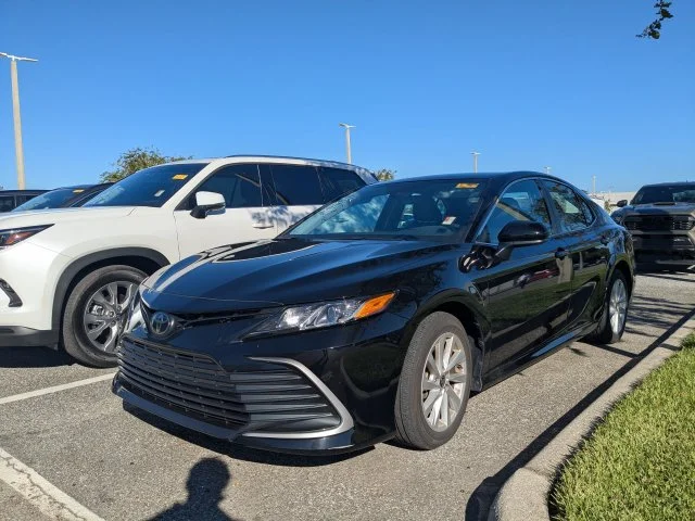 Certified Used 2023 Black Toyota LE image 2