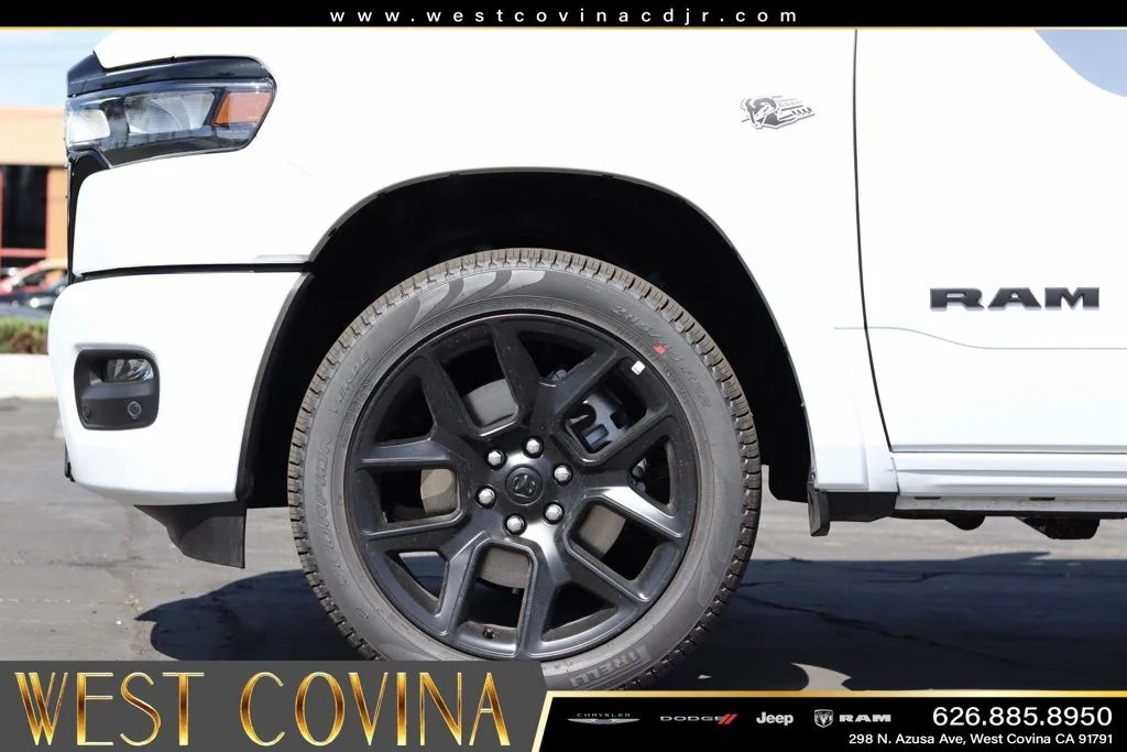 New 2026 Bright White Clear-Coat Exterior Paint RAM Laramie image 9