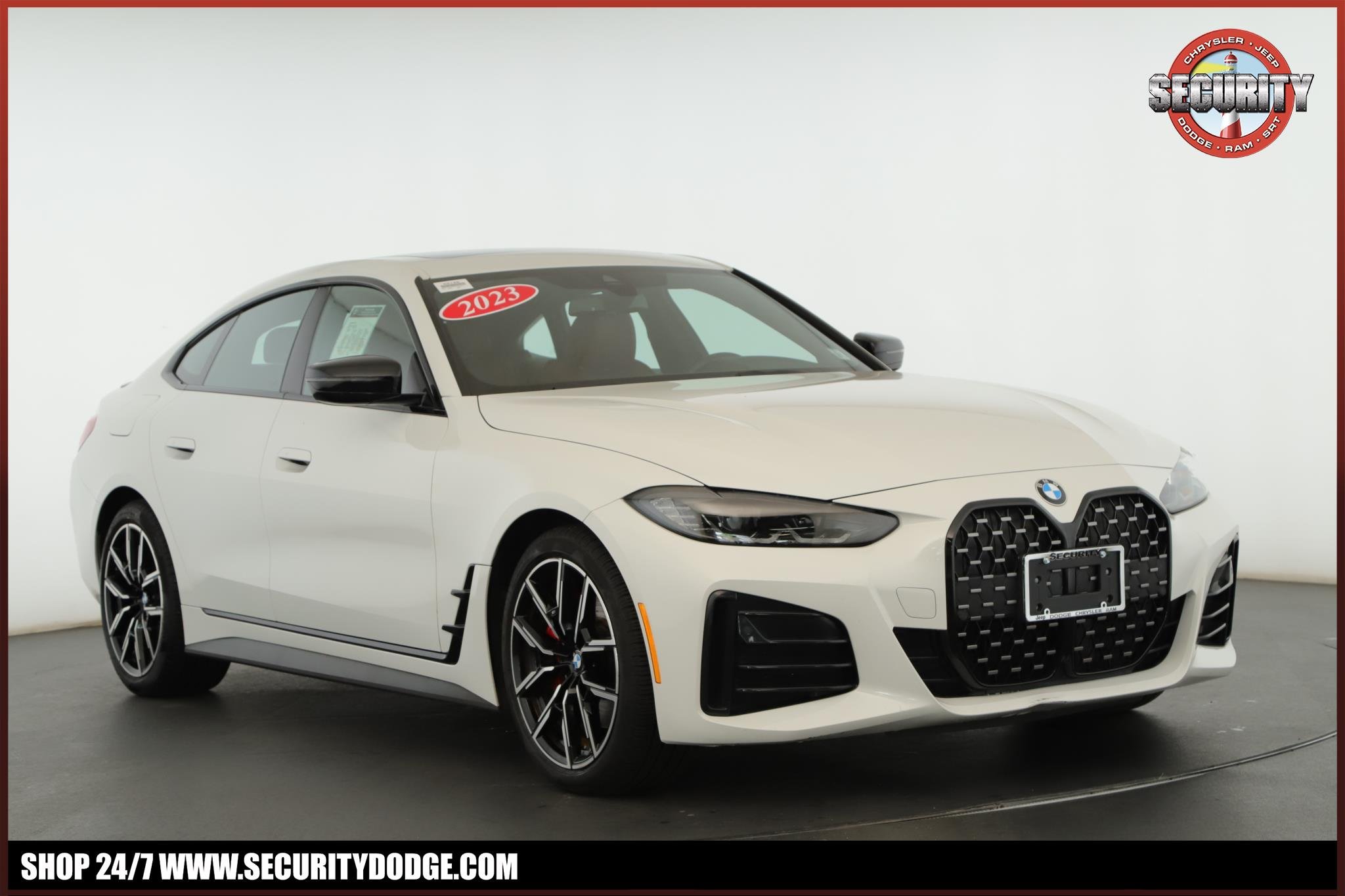 Used 2023 Alpine White BMW 430i xDrive Gran Coupe image 1