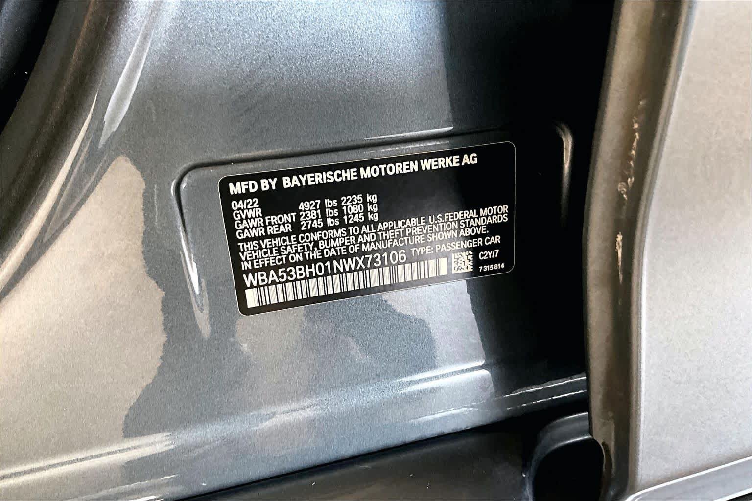Used 2022 Bluestone Metallic BMW 530i image 29