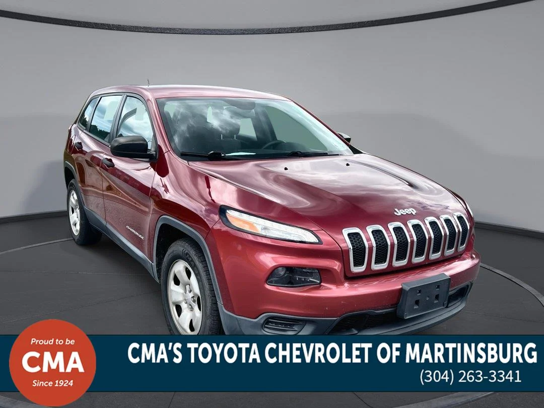 Used 2016 Deep Cherry Red Crystal Pearlcoat Jeep Sport image 1