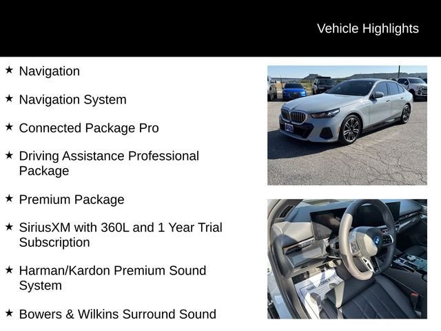 Certified Used 2026 Gray Metallic BMW 550e xDrive image 8