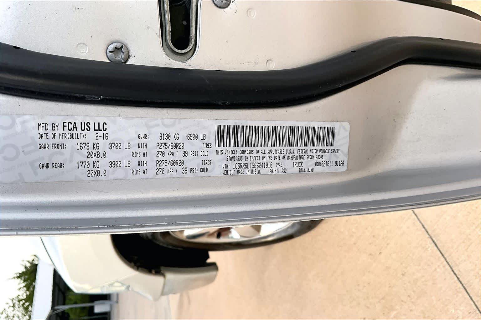 Used 2016 Bright Silver Metallic Clearcoat Ram Lone Star image 29