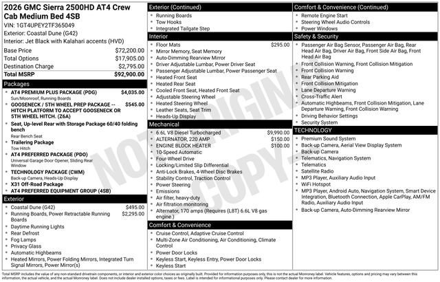 2026 GMC Sierra 2500HD AT4 - Photo 25