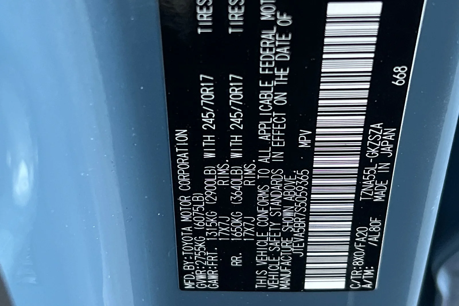 Certified Used 2025 Heritage Blue Toyota SR5 image 34