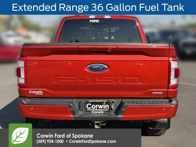 Certified Used 2023 Hot Pepper Red Metallic Tinted Clearcoat Ford Lariat image 20